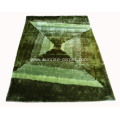 Polyester Silk Shaggy Blading Color Design Rug